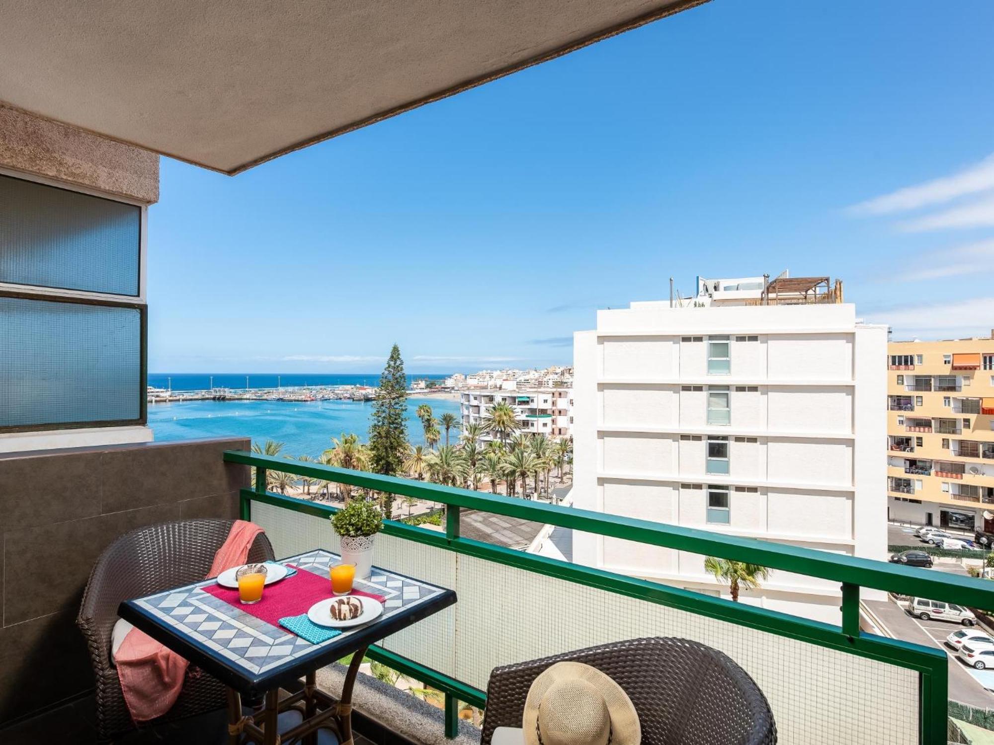 603 Comodoro Studio Beach Front Los Cristianos  Eksteriør bilde